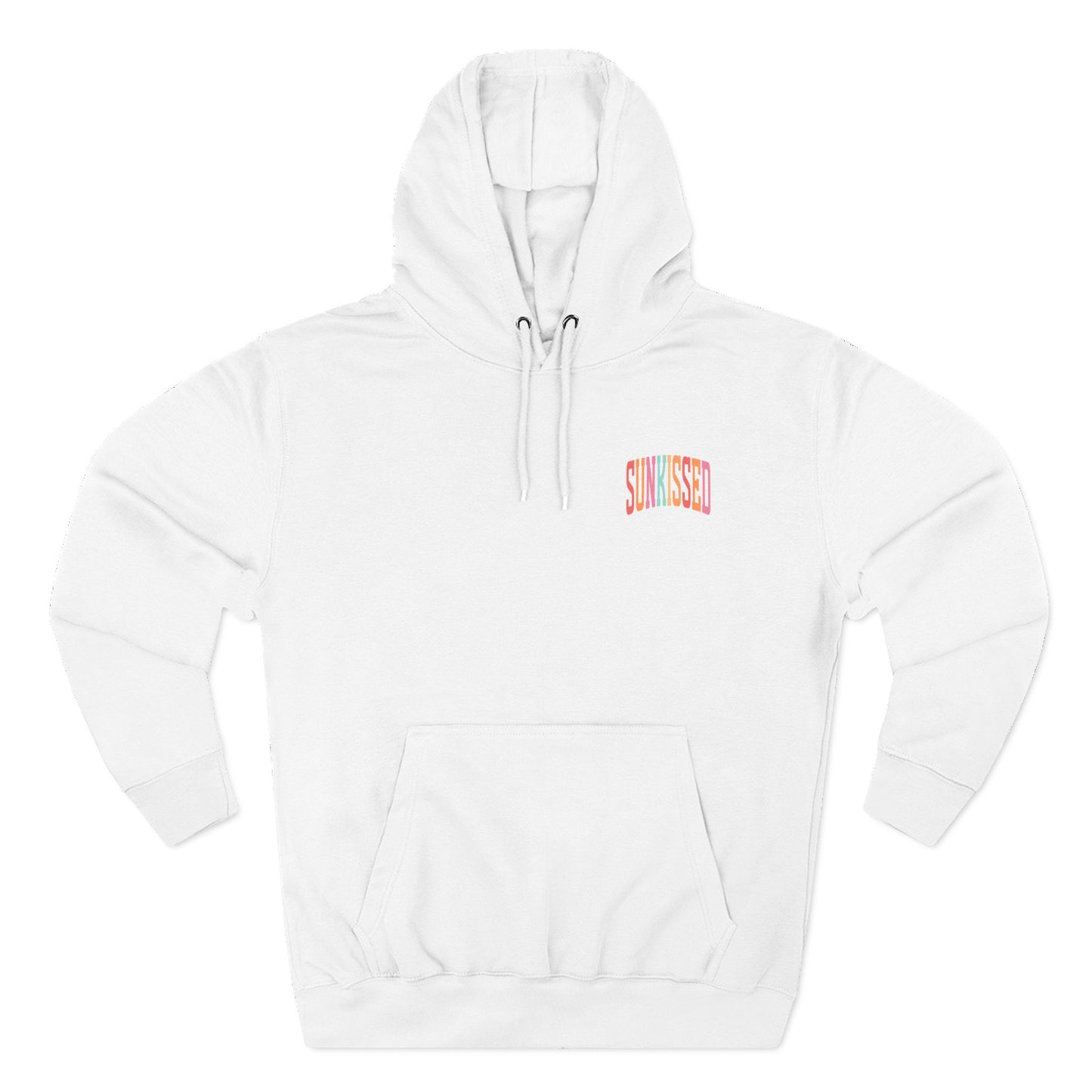 Sunkissed Hoodie — Retro Rainbow Sun-Soaked Fleece Pullover