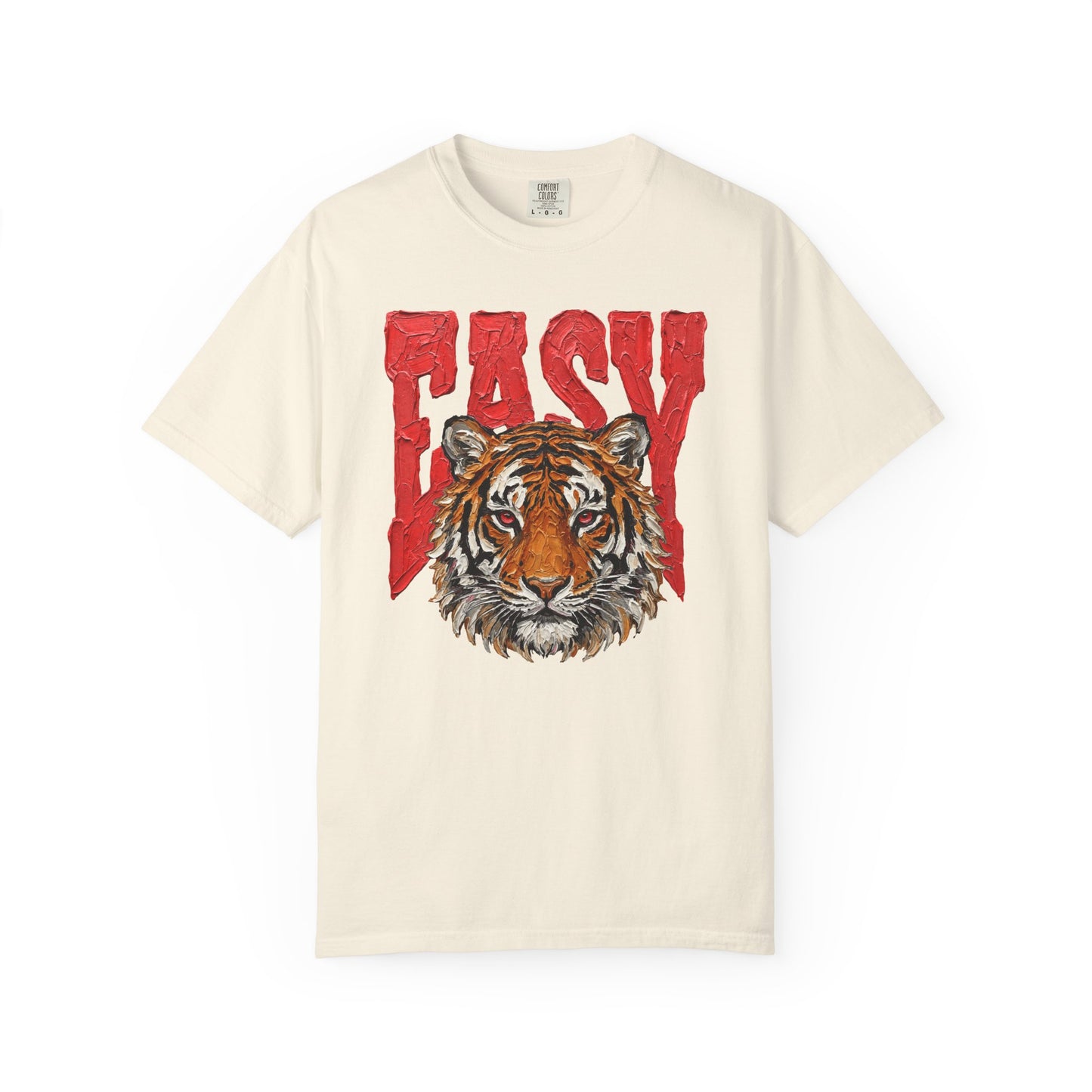 Tiger Head 'Easy' Graphic T-Shirt
