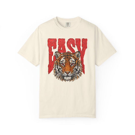 Tiger Head 'Easy' Graphic T-Shirt