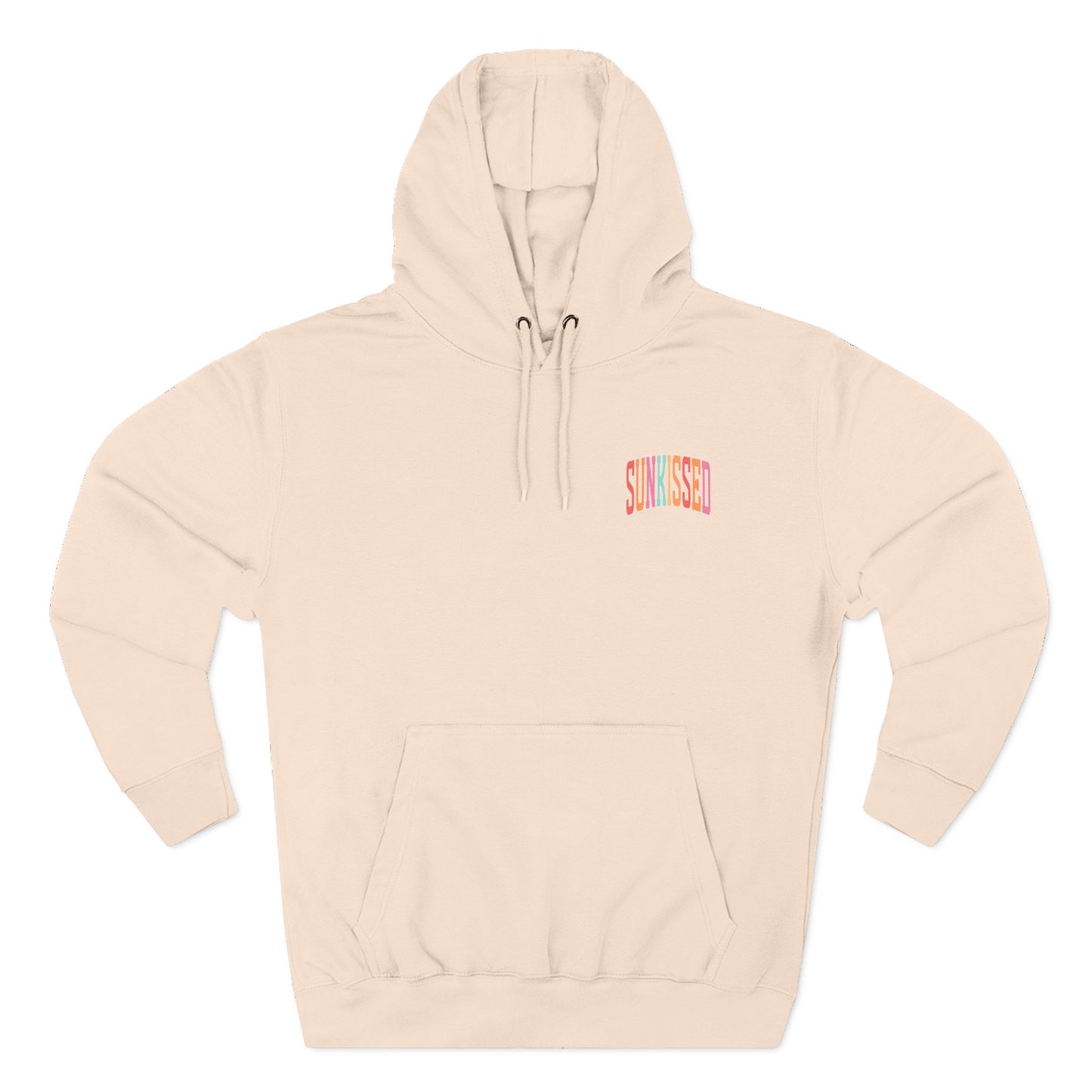 Sunkissed Hoodie — Retro Rainbow Sun-Soaked Fleece Pullover