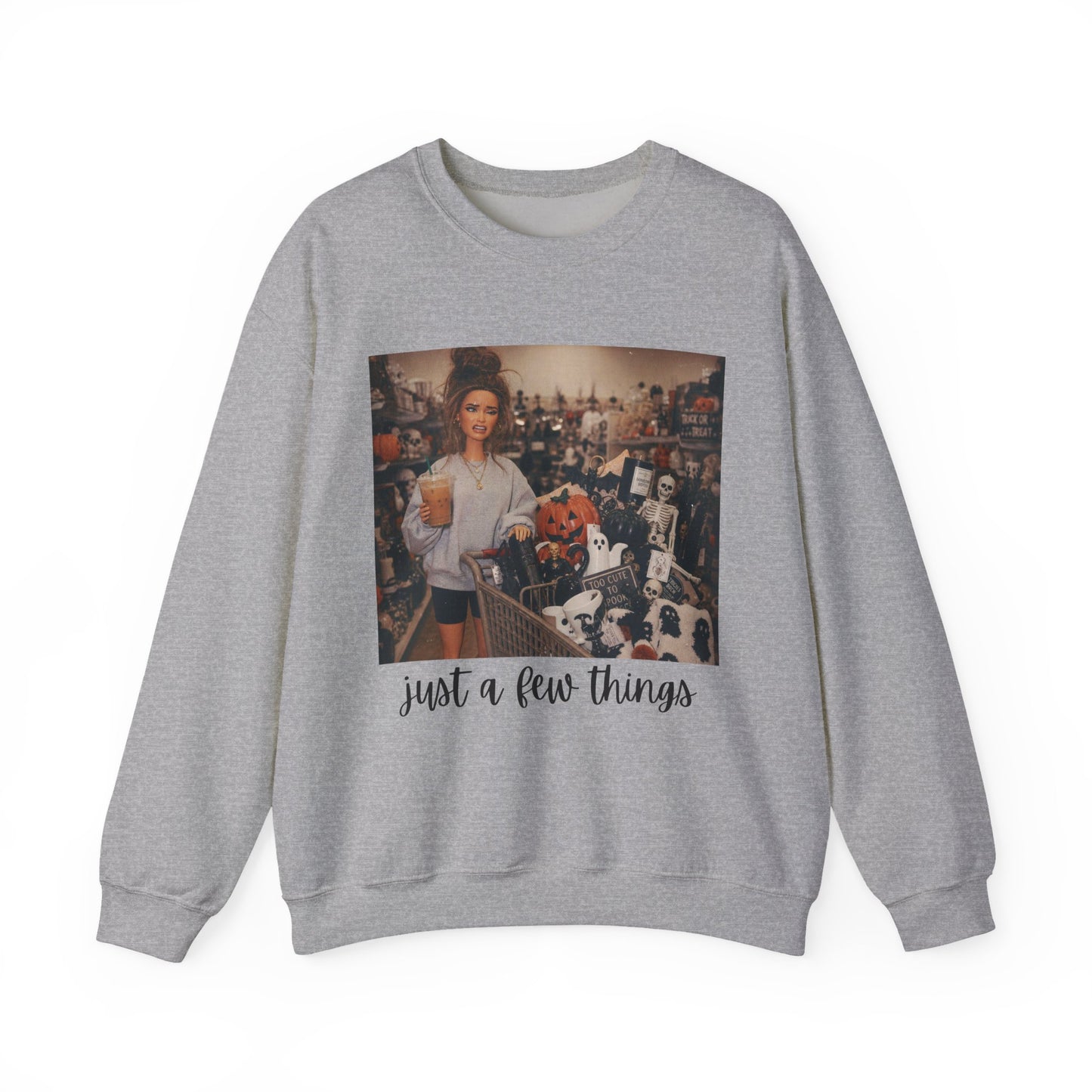 Crewneck Sweatshirt — 'Just a Few Things' Vintage Graphic