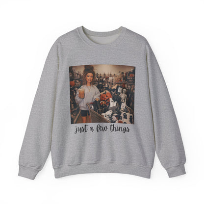 Crewneck Sweatshirt — 'Just a Few Things' Vintage Graphic