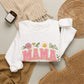 Mama Pretty & Powerful Sweatshirt — Floral Mother’s Day Crewneck