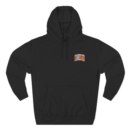 Sunkissed Hoodie — Retro Rainbow Sun-Soaked Fleece Pullover