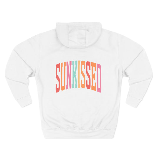 Sunkissed Hoodie — Retro Rainbow Sun-Soaked Fleece Pullover