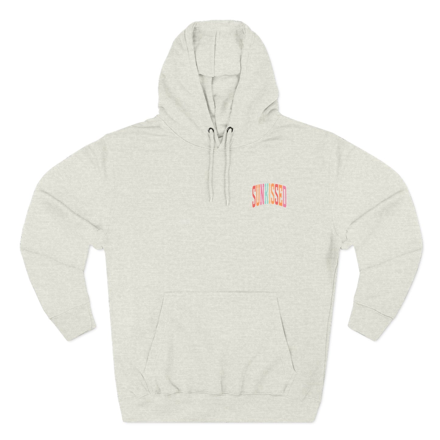 Sunkissed Hoodie — Retro Rainbow Sun-Soaked Fleece Pullover