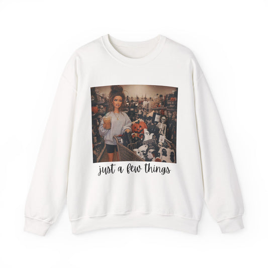 Crewneck Sweatshirt — 'Just a Few Things' Vintage Graphic